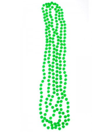 Neon Bead Necklaces Green BUY